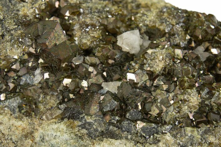 Iridescent, Rainbow Andradite Garnets - Norway #342359